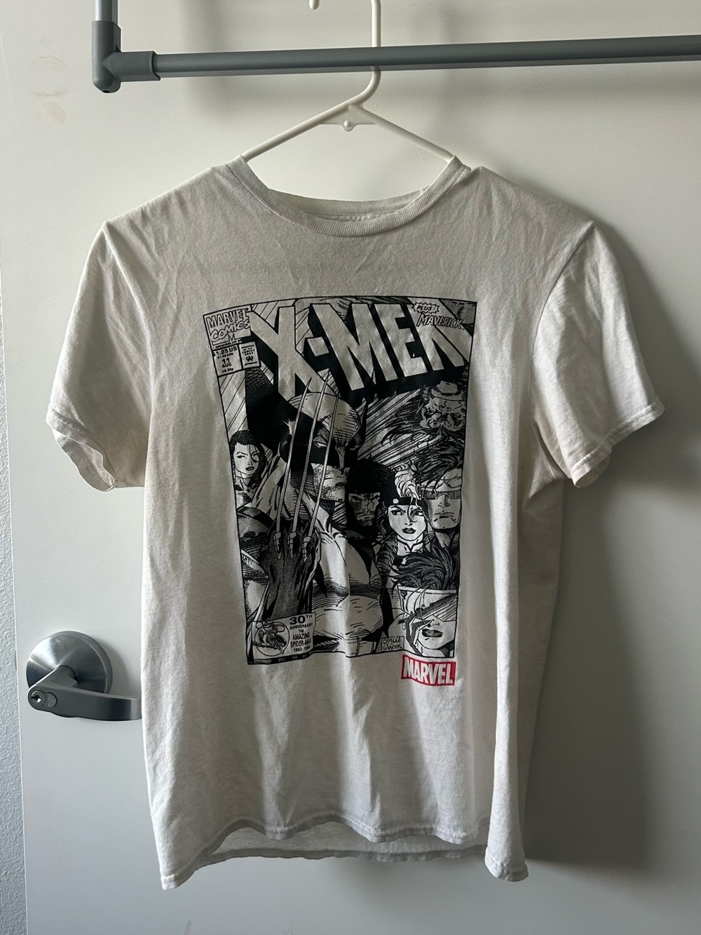 Marvel X-Men Black & White Comic Panel Tee